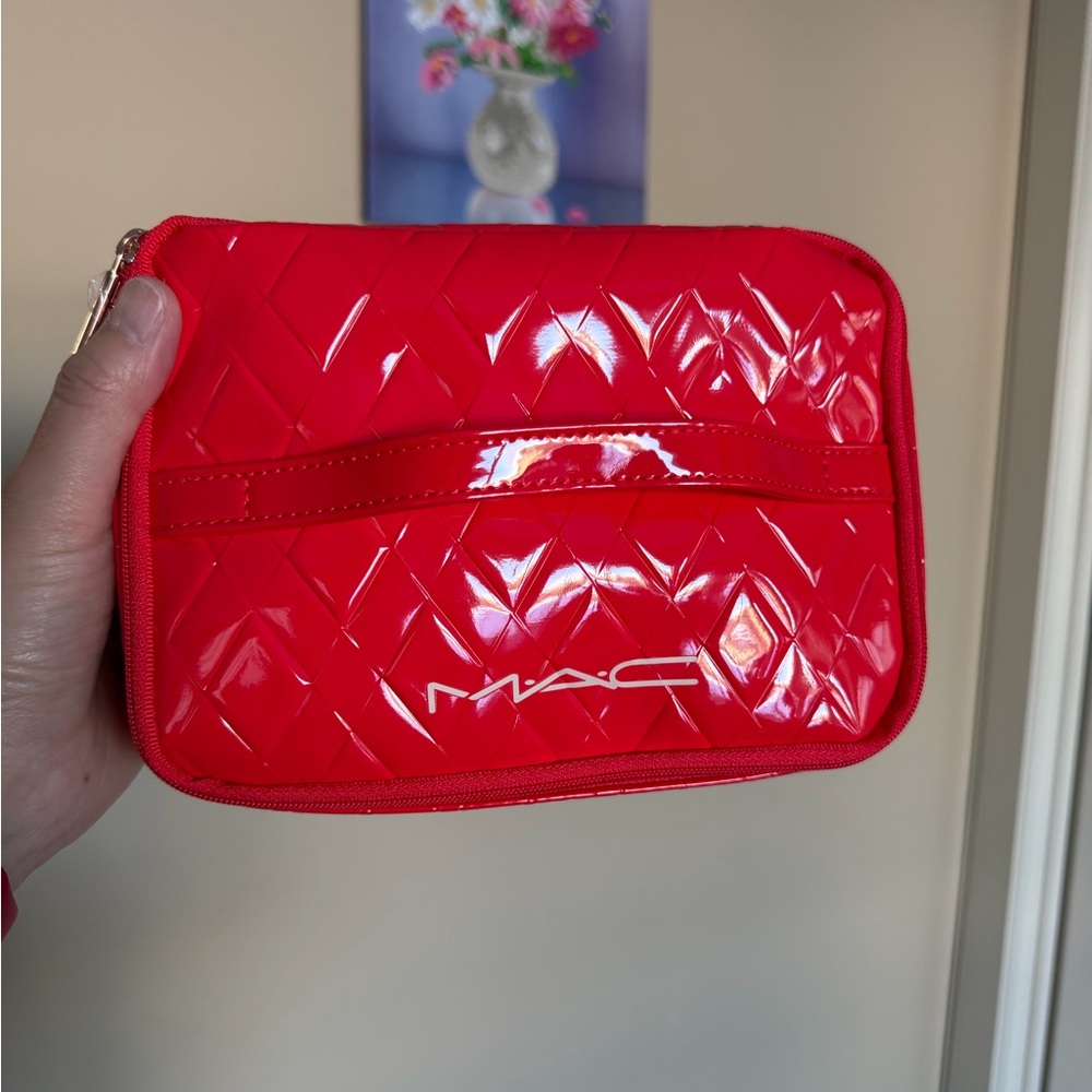 Any 3 for $50 | MAC Red Quilted Cosmetic Bag